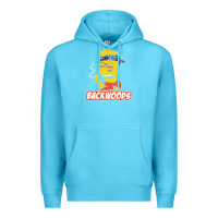 Ocean Blue backwoods tshirt Premium Hoodie - linhVisuals