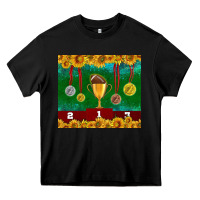 Black american football trophy cup and medal tumbler Heavy Core Tee - BundleAndBundleShop