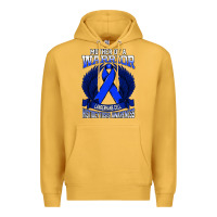 Mustard langerhans cell histiocytosis awareness mother support ribbo sweatshir Premium Hoodie - linhVisuals