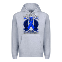 Heather Grey langerhans cell histiocytosis awareness mother support ribbo sweatshir Premium Hoodie - linhVisuals
