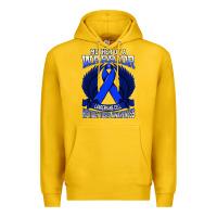 Lemon langerhans cell histiocytosis awareness mother support ribbo sweatshir Premium Hoodie - linhVisuals