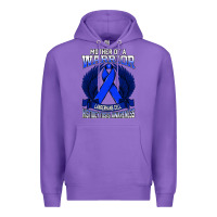 Purple langerhans cell histiocytosis awareness mother support ribbo sweatshir Premium Hoodie - linhVisuals