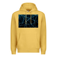 Antique Gold network background Premium Hoodie - linhVisuals