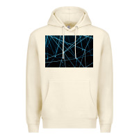 Sandshell network background Premium Hoodie - linhVisuals