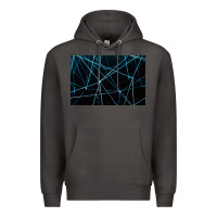 Smoke network background Premium Hoodie - linhVisuals