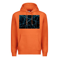 Carrot network background Premium Hoodie - linhVisuals