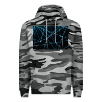 Slate Camo network background Premium Hoodie - linhVisuals