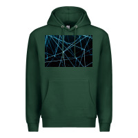 Sports Green network background Premium Hoodie - linhVisuals