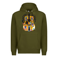 Army Green courtney barnett müsic Premium Hoodie - linhVisuals