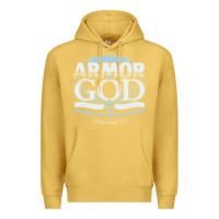 Antique Gold armor of god bible verse scripture Premium Hoodie - linhVisuals