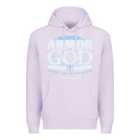 Lilac armor of god bible verse scripture Premium Hoodie - linhVisuals