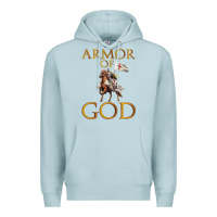 Blue Mist armor of god ephesians bible verse Premium Hoodie - linhVisuals