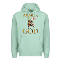 Seafoam armor of god ephesians bible verse Premium Hoodie - linhVisuals