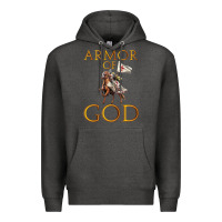 Charcoal Heather armor of god ephesians bible verse Premium Hoodie - linhVisuals