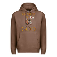 Chestnut armor of god ephesians bible verse Premium Hoodie - linhVisuals