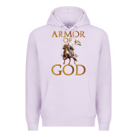 Lilac armor of god ephesians bible verse Premium Hoodie - linhVisuals