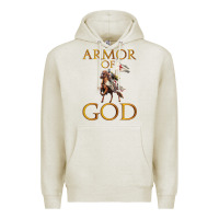 Oatmeal Heather armor of god ephesians bible verse Premium Hoodie - linhVisuals