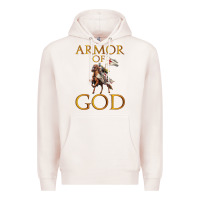 Pale Pink armor of god ephesians bible verse Premium Hoodie - linhVisuals