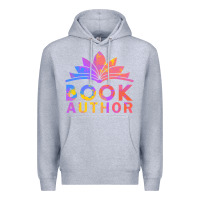 Heather Grey book author funny author book writing Premium Hoodie - linhVisuals