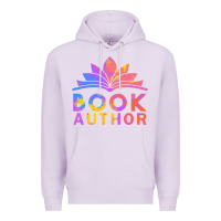 Lilac book author funny author book writing Premium Hoodie - linhVisuals