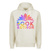Oatmeal Heather book author funny author book writing Premium Hoodie - linhVisuals