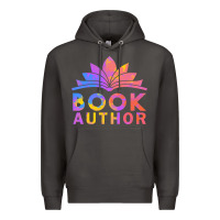 Smoke book author funny author book writing Premium Hoodie - linhVisuals