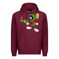 Burgundy marvin the martian Premium Hoodie - linhVisuals