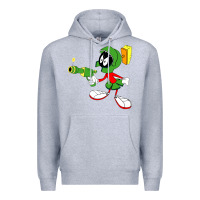 Heather Grey marvin the martian Premium Hoodie - linhVisuals