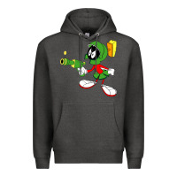 Charcoal Heather marvin the martian Premium Hoodie - linhVisuals
