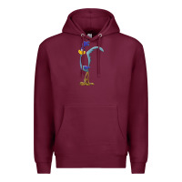Burgundy road runner Premium Hoodie - linhVisuals