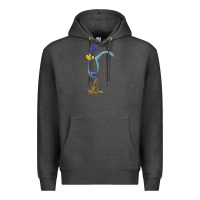 Charcoal Heather road runner Premium Hoodie - linhVisuals
