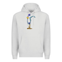 Dove Grey road runner Premium Hoodie - linhVisuals