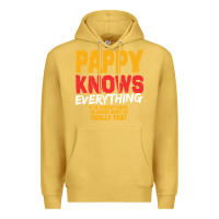 Antique Gold pappy knows everything Premium Hoodie - linhVisuals
