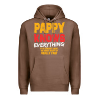 Chestnut pappy knows everything Premium Hoodie - linhVisuals