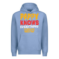 Colony Blue pappy knows everything Premium Hoodie - linhVisuals