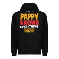 Black pappy knows everything Premium Hoodie - linhVisuals