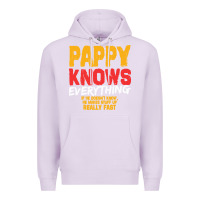 Lilac pappy knows everything Premium Hoodie - linhVisuals