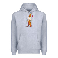 Heather Grey elmer fudd Premium Hoodie - linhVisuals