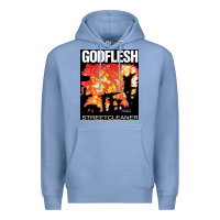 Colony Blue GODFLESH Streetcleaner Premium Hoodie - linhVisuals
