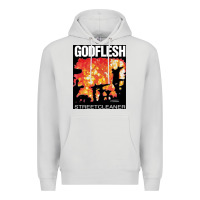 Dove Grey GODFLESH Streetcleaner Premium Hoodie - linhVisuals
