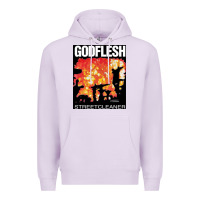 Lilac GODFLESH Streetcleaner Premium Hoodie - linhVisuals