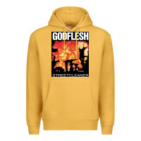 Mustard GODFLESH Streetcleaner Premium Hoodie - linhVisuals