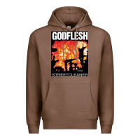 Chestnut GODFLESH Streetcleaner Premium Hoodie - linhVisuals