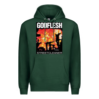 Sports Green GODFLESH Streetcleaner Premium Hoodie - linhVisuals