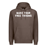 Coffee make your free throws Premium Hoodie - linhVisuals