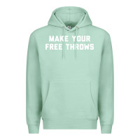 Seafoam make your free throws Premium Hoodie - linhVisuals
