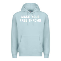 Blue Mist make your free throws Premium Hoodie - linhVisuals