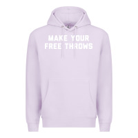 Lilac make your free throws Premium Hoodie - linhVisuals