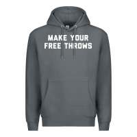 Rock make your free throws Premium Hoodie - linhVisuals
