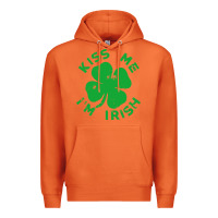 Carrot kiss me im irish funny saint patrick day womens Premium Hoodie - linhVisuals